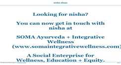 Desktop Screenshot of nishaahuja.com